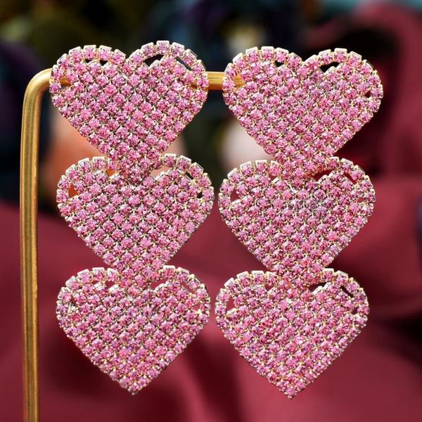 dangle & chandelier soramoore bridal wedding luxury big hearts pendant drop earrings zircon cz dubai earring bohemian high quality, Silver
dangle & chandelier soramoore bridal wedding luxury big hearts pendant drop earrings zircon cz dubai earring bohemian high quality, Silver
