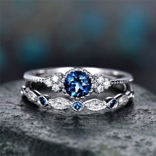 cluster rings silver color explosion cross-border blue purple green sky 4 four ring sets for women, Golden;silver
cluster rings silver color explosion cross-border blue purple green sky 4 four ring sets for women, Golden;silver