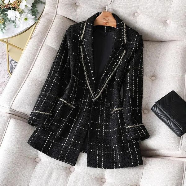 women's suits & blazers white black jacket spring 2021 women plaid coat suit office ladies fashion casual jackets elegant
women's suits & blazers white black jacket spring 2021 women plaid coat suit office ladies fashion casual jackets elegant