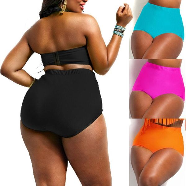2021 summer sell women plus size swimming pants lady bikini beach swimsuit high rise brief solid bottoms beachwear
2021 summer sell women plus size swimming pants lady bikini beach swimsuit high rise brief solid bottoms beachwear