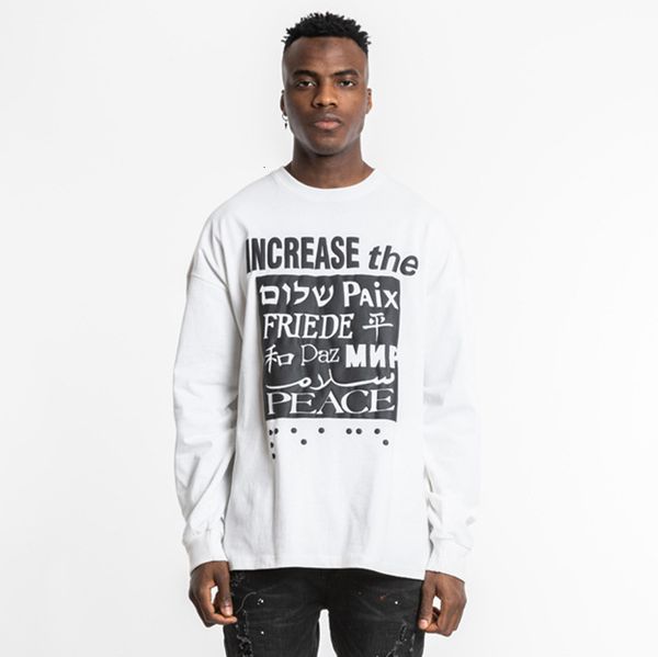 2021 new 20ss carta pattrn impresso de manga longa camisas masculinas e femininas solto casual harajuku streetwear camiseta oversize hip hop, White;black
2021 new 20ss carta pattrn impresso de manga longa camisas masculinas e femininas solto casual harajuku streetwear camiseta oversize hip hop, White;black