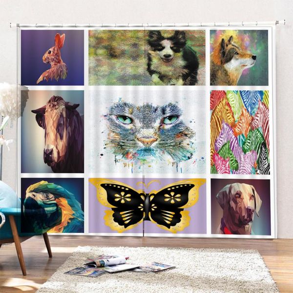 curtain & drapes custom blackout curtains 3d animal cat dog wolf window living room balcony design luxury
curtain & drapes custom blackout curtains 3d animal cat dog wolf window living room balcony design luxury