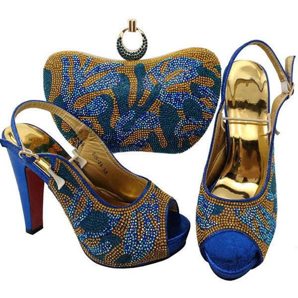 new royal blue shoes and bag set ladies matching shoes and bag set decorated with rhinestone nigerian women sets, Black
new royal blue shoes and bag set ladies matching shoes and bag set decorated with rhinestone nigerian women sets, Black