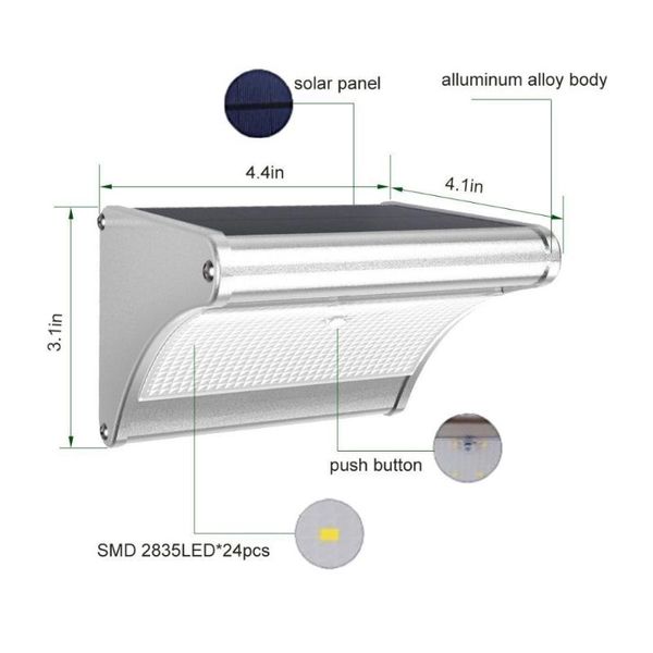 outdoor wall lamps 24leds 3.5w 450lumens radar motion sensor solar light intelligent wireless ip65 waterproof security
outdoor wall lamps 24leds 3.5w 450lumens radar motion sensor solar light intelligent wireless ip65 waterproof security