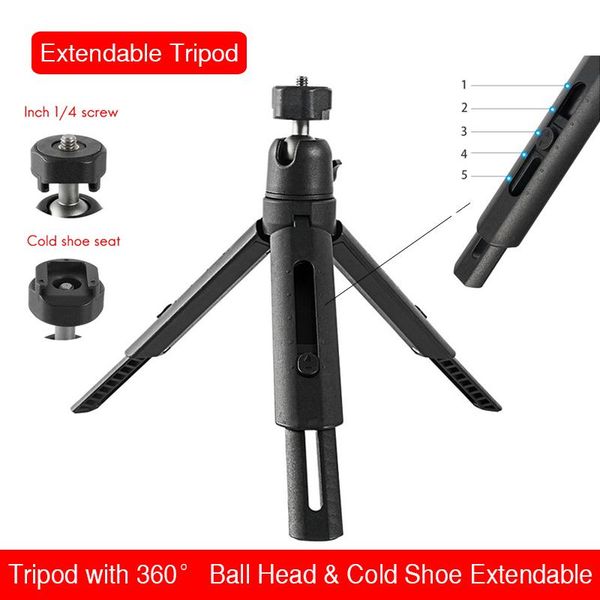tripods mini tripod for phone extendable vlog tablecoldshoe selfie stick dslr camera android mic light accessories
tripods mini tripod for phone extendable vlog tablecoldshoe selfie stick dslr camera android mic light accessories