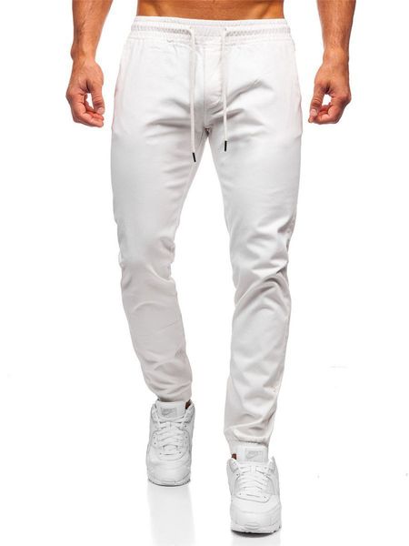 slim solid color mens designer pants fashion sports style drawstring mens pencil pants casual males clothing, Black
slim solid color mens designer pants fashion sports style drawstring mens pencil pants casual males clothing, Black