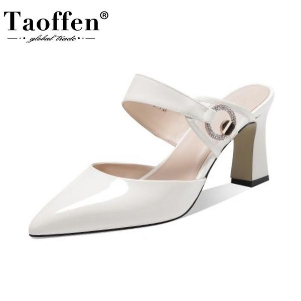 sandals taoffen women high heel real leather band summer shoes fashion wedding footwear size 34-39, Black
sandals taoffen women high heel real leather band summer shoes fashion wedding footwear size 34-39, Black