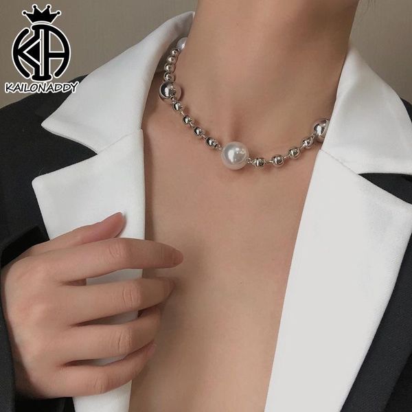 chokers temperament and aesthetic pearl fashion hiphop imitation pearls choker necklace beautiful chunky hip hop, Golden;silver
chokers temperament and aesthetic pearl fashion hiphop imitation pearls choker necklace beautiful chunky hip hop, Golden;silver
