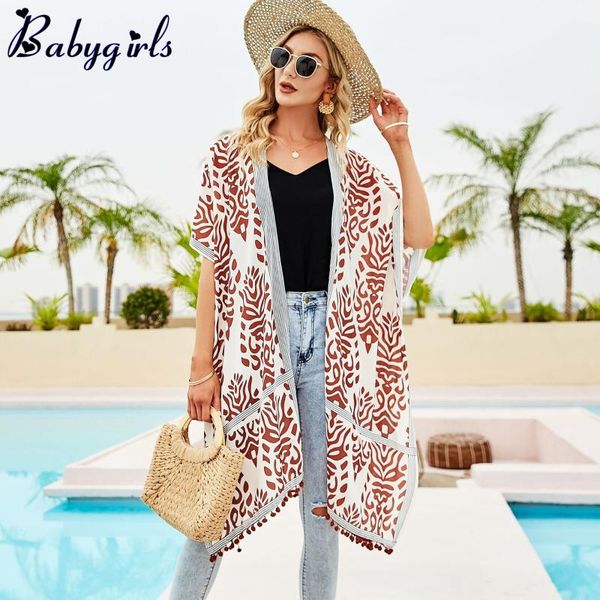 women's swimwear summer womens open front loose boho printed kimono beach cover up holiday thin v-neck jacket 2021 wear, White;black
women's swimwear summer womens open front loose boho printed kimono beach cover up holiday thin v-neck jacket 2021 wear, White;black