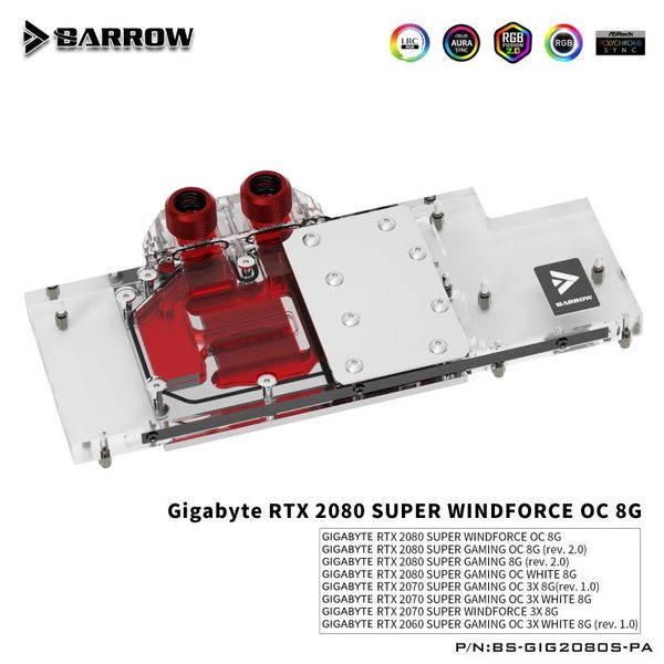 fans & coolings barrow water cooler pc gpu with backplate for gigabyte rtx 2080 gaming windforce full cover bs-gig2080s-pa rgb
fans & coolings barrow water cooler pc gpu with backplate for gigabyte rtx 2080 gaming windforce full cover bs-gig2080s-pa rgb