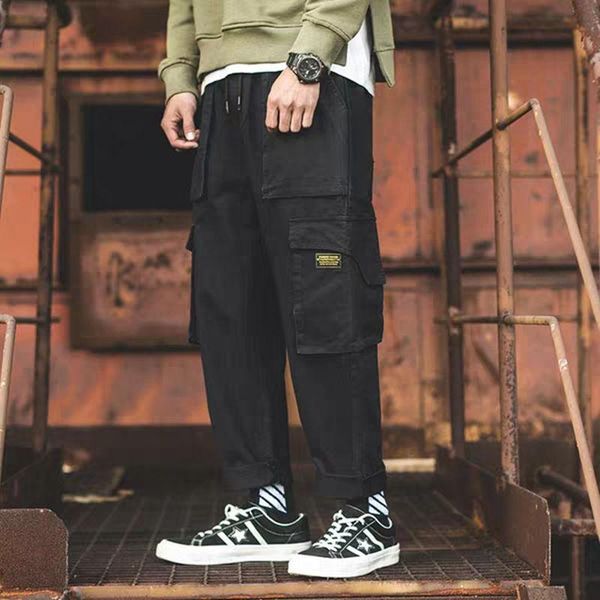 men's pants drop nice spring and summer streamer pocket harlan tooling elastic waist sweatpants tactical, Black
men's pants drop nice spring and summer streamer pocket harlan tooling elastic waist sweatpants tactical, Black