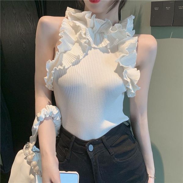 women's t-shirt slim knitted summer ruffles t shirts white crop clothing off shoulder fashion brand hipster female tees
women's t-shirt slim knitted summer ruffles t shirts white crop clothing off shoulder fashion brand hipster female tees