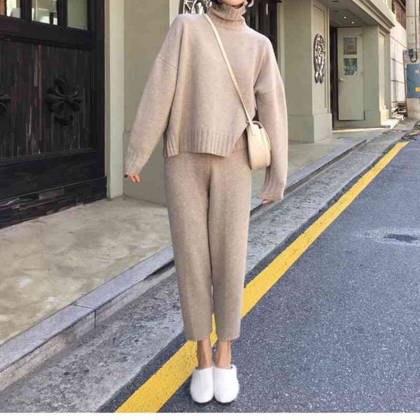 women's two piece pants garment spring and autumn lazy style loose mesh suit women's pullover+ broad leg pants of two parts p0yt, White
women's two piece pants garment spring and autumn lazy style loose mesh suit women's pullover+ broad leg pants of two parts p0yt, White