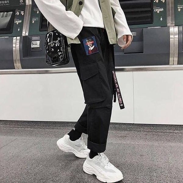 women's pants & capris women cargo black pink streetwear y2k sweatpants hip hop harajuku techwear high waist trousers female joggers ko, Black;white
women's pants & capris women cargo black pink streetwear y2k sweatpants hip hop harajuku techwear high waist trousers female joggers ko, Black;white