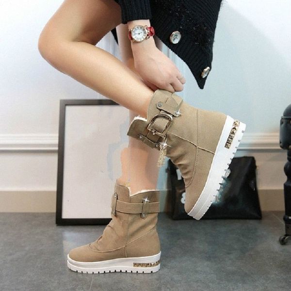 2017 new winter womens boots plus velvet swing shoes snow platform boots female thermal cotton padded shoes flat ankle a2r4#, Black
2017 new winter womens boots plus velvet swing shoes snow platform boots female thermal cotton padded shoes flat ankle a2r4#, Black
