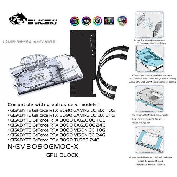 bykski n-gv3090gmoc-x pc water cooling gpu cooler video graphics card water block for gigabyte rtx3090 rtx 3080
bykski n-gv3090gmoc-x pc water cooling gpu cooler video graphics card water block for gigabyte rtx3090 rtx 3080