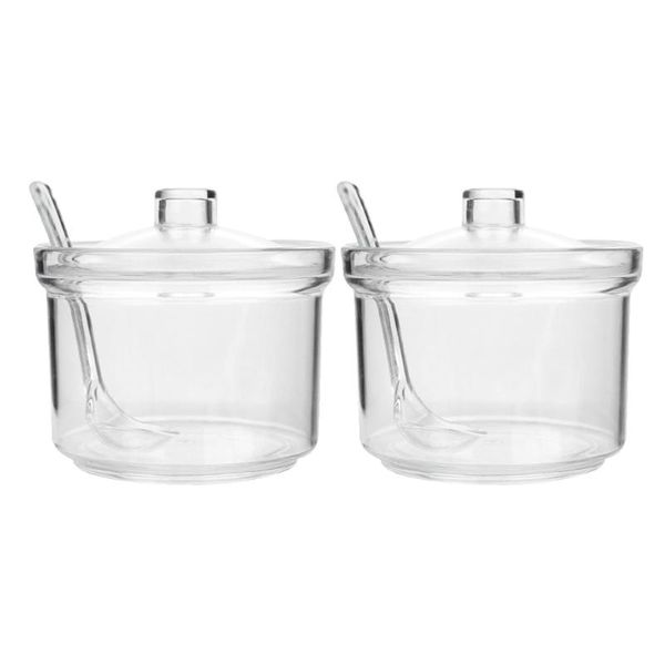 storage bottles & jars 2pcs large capacity seasoning sugar salt flavor containers with spoon
storage bottles & jars 2pcs large capacity seasoning sugar salt flavor containers with spoon