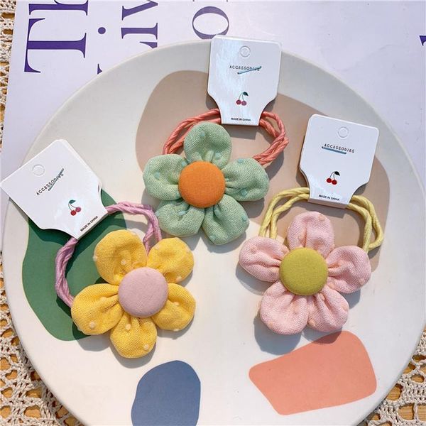 new korean beautiful cute dot fabric flowers rubber band hair rop fashion sweet girl children ponytail hair accessories, Slivery;white
new korean beautiful cute dot fabric flowers rubber band hair rop fashion sweet girl children ponytail hair accessories, Slivery;white