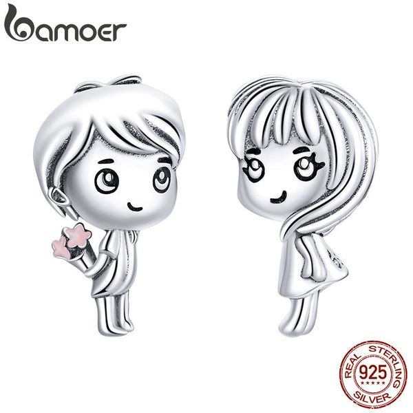 bamoer 925 sterling silver little girl boy original charm for original 3mm bracelet accessories diy charm jewelry bsc399 q0531, Black
bamoer 925 sterling silver little girl boy original charm for original 3mm bracelet accessories diy charm jewelry bsc399 q0531, Black