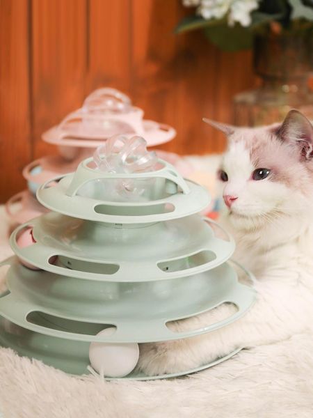 cat toys four floors training amusement plate kitten toy plastic tower tracks intelligence pet accessory ball catnip
cat toys four floors training amusement plate kitten toy plastic tower tracks intelligence pet accessory ball catnip