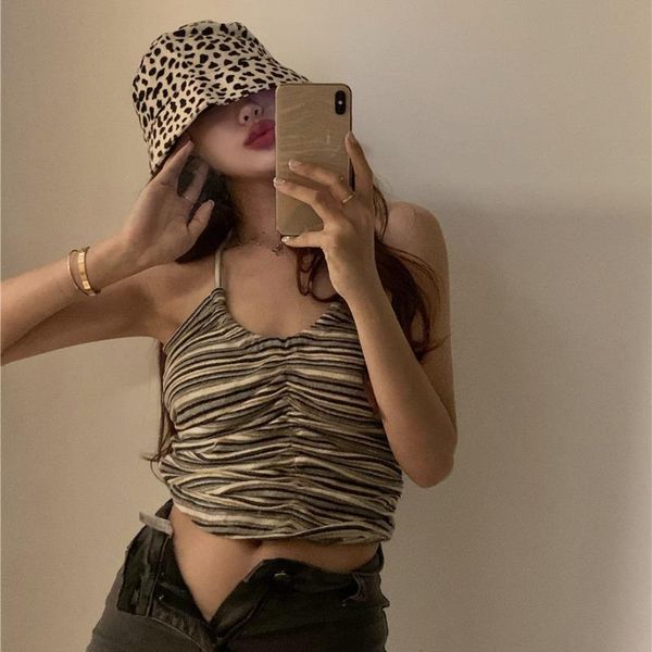 women's tanks & camis vintage y2k crop stripe halter corset chic cropped tank korean fashion clothing gothic drop, White
women's tanks & camis vintage y2k crop stripe halter corset chic cropped tank korean fashion clothing gothic drop, White