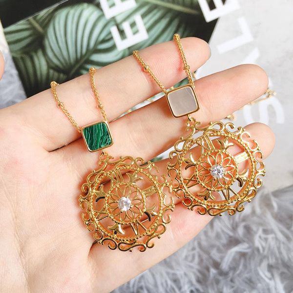fashionable copper gold-plated jewelry european and american minority design ins100 hollowed-out disk roman numeral necklace, Silver
fashionable copper gold-plated jewelry european and american minority design ins100 hollowed-out disk roman numeral necklace, Silver