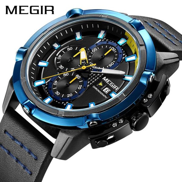 wristwatches megir creative sport watch men luminous waterproof fashion brand chronograph quartz watches army military wrist clock, Slivery;brown
wristwatches megir creative sport watch men luminous waterproof fashion brand chronograph quartz watches army military wrist clock, Slivery;brown