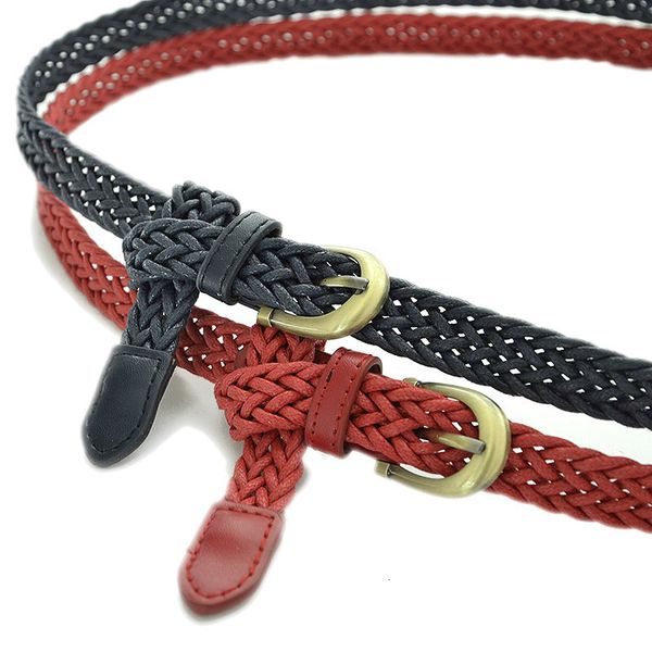 wax rope knitting thin belt women's pin buckle fashion dress trouser belt knitting women's belt, Black;brown
wax rope knitting thin belt women's pin buckle fashion dress trouser belt knitting women's belt, Black;brown