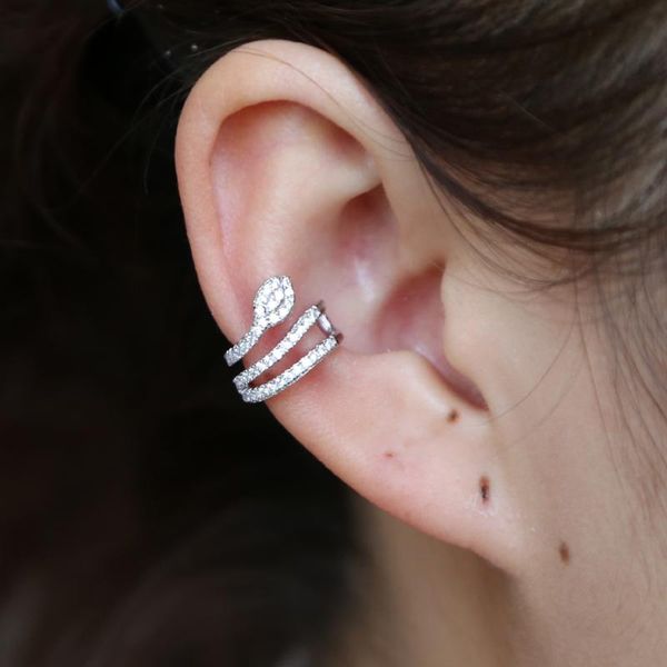 clip-on & screw back no pierced ear clip cross snake shape on earrings cuff women fashion jewelry wrap earcuff brincos 1pc, Silver
clip-on & screw back no pierced ear clip cross snake shape on earrings cuff women fashion jewelry wrap earcuff brincos 1pc, Silver