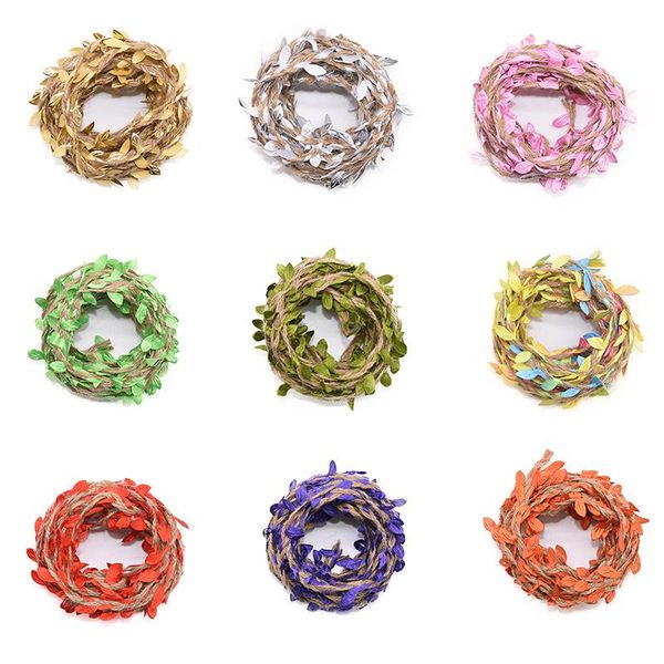 5m simulation leaves rope ribbon diy scrapbook handmade wreath rattan string for home wedding birthday decoration supplies
5m simulation leaves rope ribbon diy scrapbook handmade wreath rattan string for home wedding birthday decoration supplies