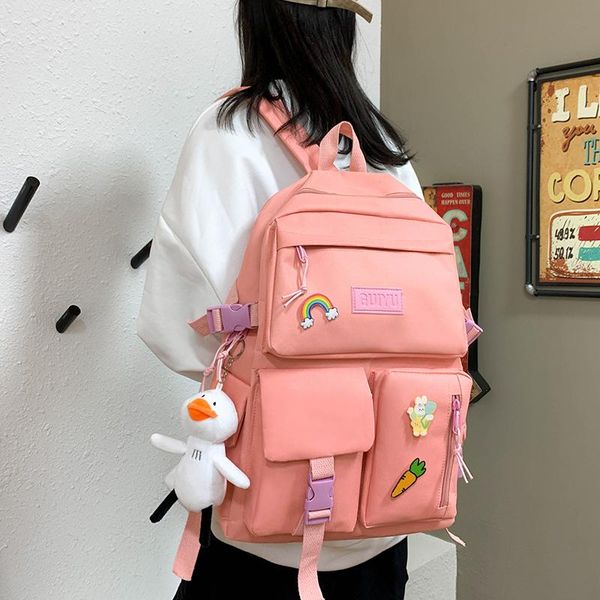 backpack 4 piece set of harajuku style fashion women canvas waterproof school backpacks casual capacity all-match travel bag
backpack 4 piece set of harajuku style fashion women canvas waterproof school backpacks casual capacity all-match travel bag