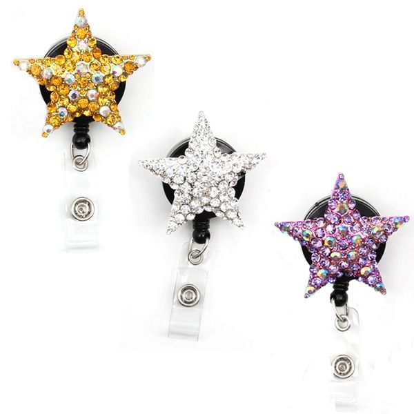10 pcs/lot fashion key rings custom sparkle star rhinestone retractable medical badge holder yoyo pull reel doctors id name card for gift, Slivery;golden
10 pcs/lot fashion key rings custom sparkle star rhinestone retractable medical badge holder yoyo pull reel doctors id name card for gift, Slivery;golden