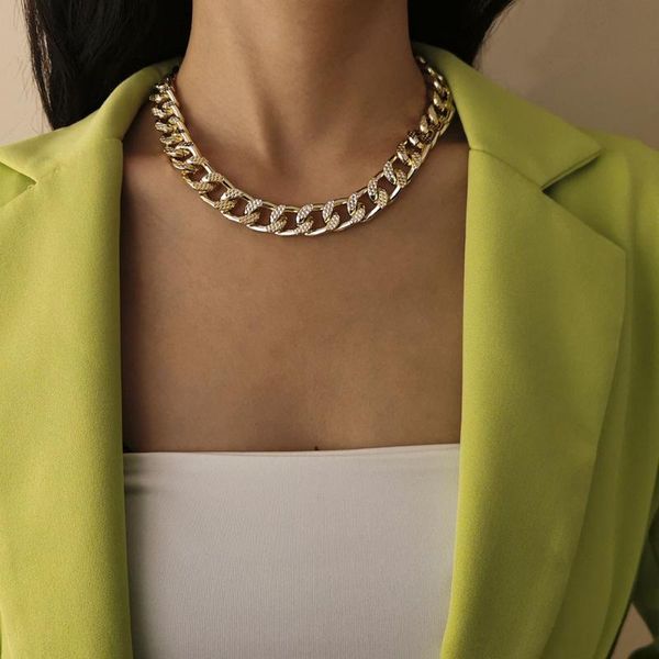 pendant necklaces fashion gold silver color geometric pattern thick chain punk collar necklace for women vintage female 2021 simple jewelry
pendant necklaces fashion gold silver color geometric pattern thick chain punk collar necklace for women vintage female 2021 simple jewelry