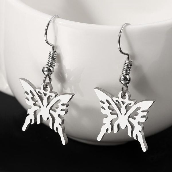dangle & chandelier design stainless steel butterfly earrings fashion jewelry smart hollow for women charms gifts kid, Silver
dangle & chandelier design stainless steel butterfly earrings fashion jewelry smart hollow for women charms gifts kid, Silver