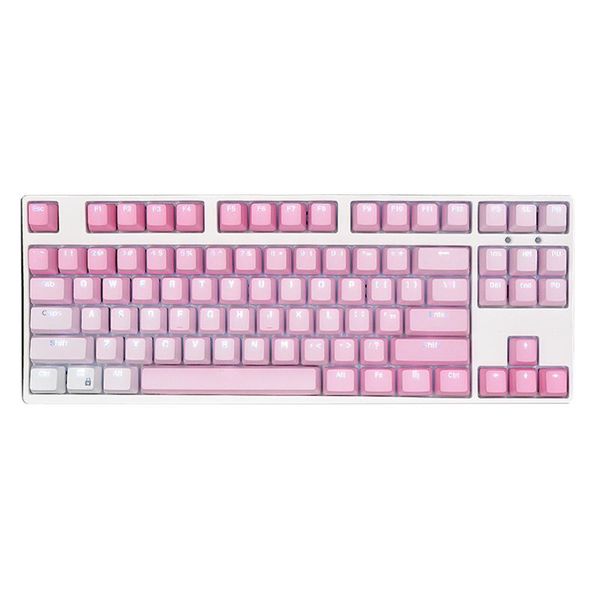 87 keys wired mechanical keyboard e-sports gaming keyboard for win xp /7/8/10 /vista mac os system - white backlit / pink
87 keys wired mechanical keyboard e-sports gaming keyboard for win xp /7/8/10 /vista mac os system - white backlit / pink