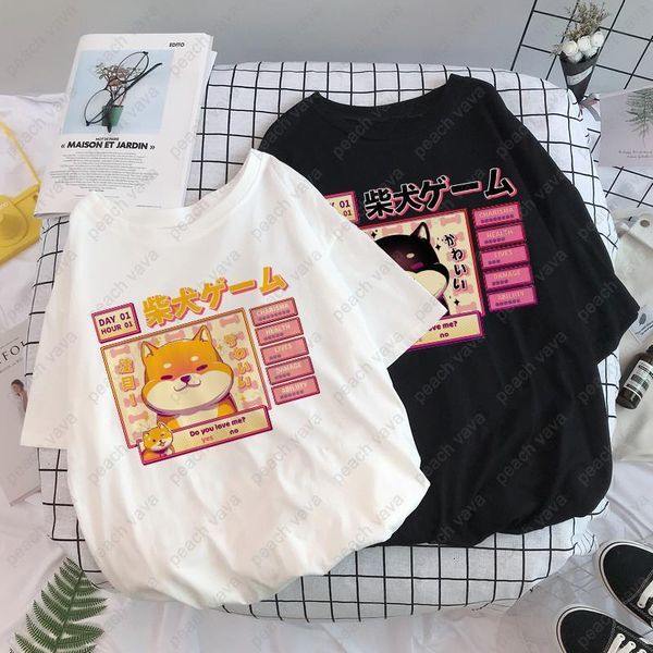 aesthetic camisas mujer harajuku t-shirt kawaii cute shiba inu doge print summer korean streetwear women chic casual tees, White
aesthetic camisas mujer harajuku t-shirt kawaii cute shiba inu doge print summer korean streetwear women chic casual tees, White