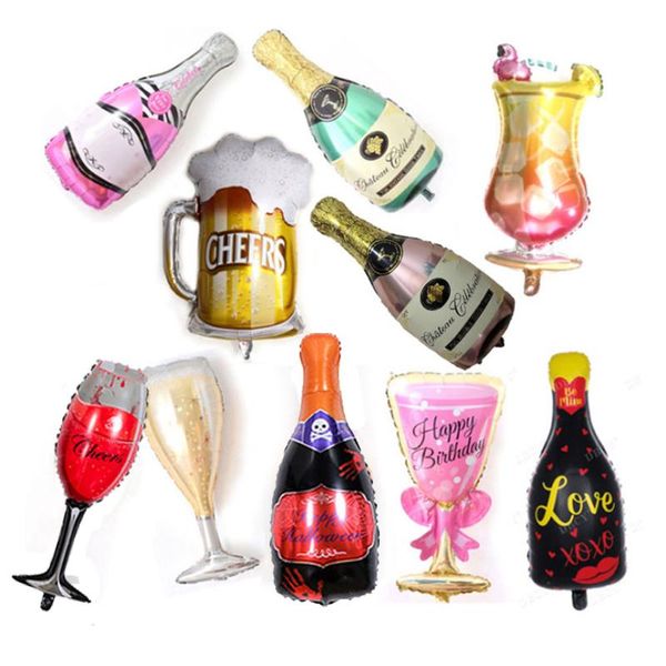 party decoration bottle wine glass aluminum foil balloons 1pc christmas decor birthday baby shower wedding halloween
party decoration bottle wine glass aluminum foil balloons 1pc christmas decor birthday baby shower wedding halloween