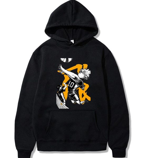 men's hoodies & sweatshirts haikyuu hoodie fashion pullovers with pockets long sleeve winter male and female, Black
men's hoodies & sweatshirts haikyuu hoodie fashion pullovers with pockets long sleeve winter male and female, Black