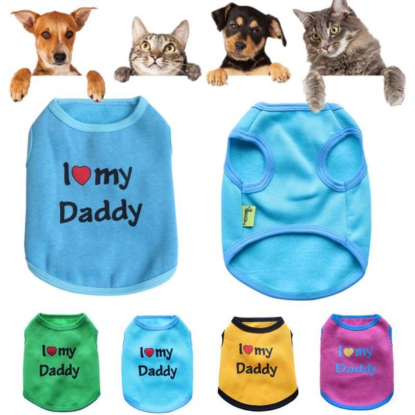 dog apparel pet cloths winter vest t-shirt letter i love my daddy shirt jacket clothes for small puppy cats
dog apparel pet cloths winter vest t-shirt letter i love my daddy shirt jacket clothes for small puppy cats