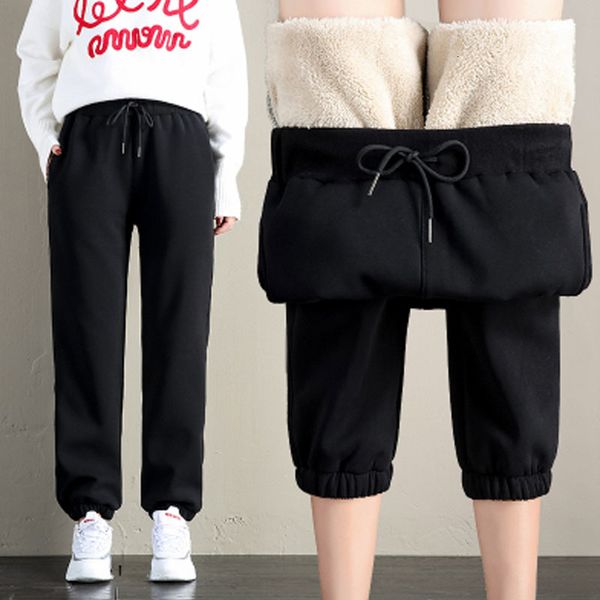 2021 autumn female release plus velvet sport sweatpants lady workout velo thick women's training pants 2gc0, Black;white
2021 autumn female release plus velvet sport sweatpants lady workout velo thick women's training pants 2gc0, Black;white