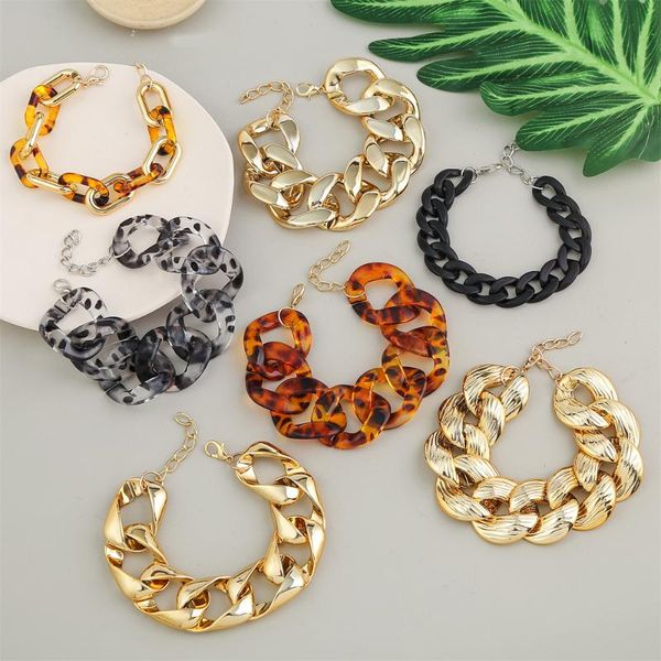 beaded, strands personality cuban high-end hip-hop chain acrylic for women pendant bracelets combination leopard pattern bangle fashion jewe, Black
beaded, strands personality cuban high-end hip-hop chain acrylic for women pendant bracelets combination leopard pattern bangle fashion jewe, Black