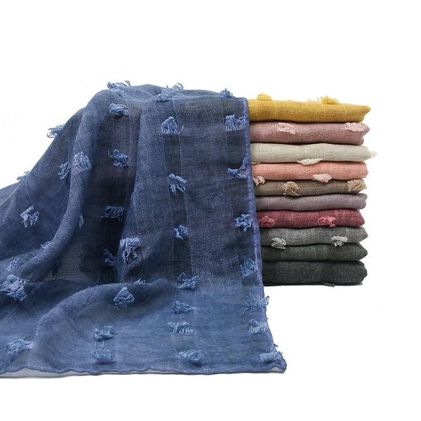 scarves 2021 women plain rise plaid pom viscose shawl scarf lady autumn wrap pashmina stole bufandas muslim hijab sjaal 180*85cm, Blue;gray
scarves 2021 women plain rise plaid pom viscose shawl scarf lady autumn wrap pashmina stole bufandas muslim hijab sjaal 180*85cm, Blue;gray