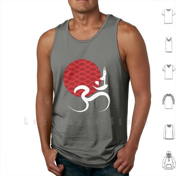scallop patten red sun mens yoga and white om calligraphy tank vest sleeveless fatfatin ohm symbol, White;black
scallop patten red sun mens yoga and white om calligraphy tank vest sleeveless fatfatin ohm symbol, White;black