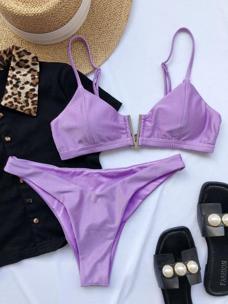 women's swimwear 2021 summer v-shaped open sling bikini sweet and solid color gathered high waist split beachwear, White;black
women's swimwear 2021 summer v-shaped open sling bikini sweet and solid color gathered high waist split beachwear, White;black