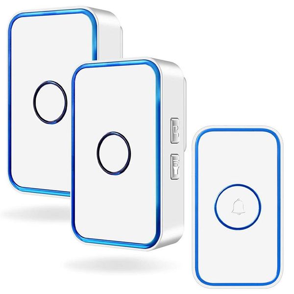 wireless doorbell,waterproof doorbell chime operating with 60 melodies,5 volume levels & led flash,2 receiver us plug
wireless doorbell,waterproof doorbell chime operating with 60 melodies,5 volume levels & led flash,2 receiver us plug