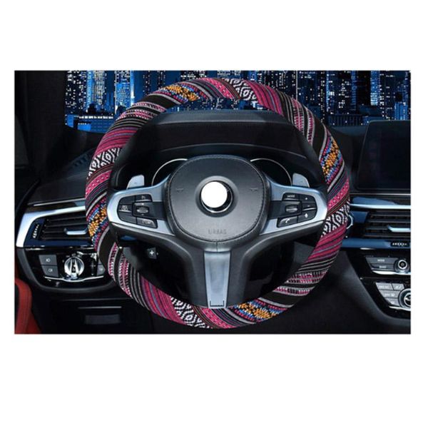 steering wheel covers ethnic style coarse flax cloth automotive cover anti slip and sweat absorption auto car wrap
steering wheel covers ethnic style coarse flax cloth automotive cover anti slip and sweat absorption auto car wrap