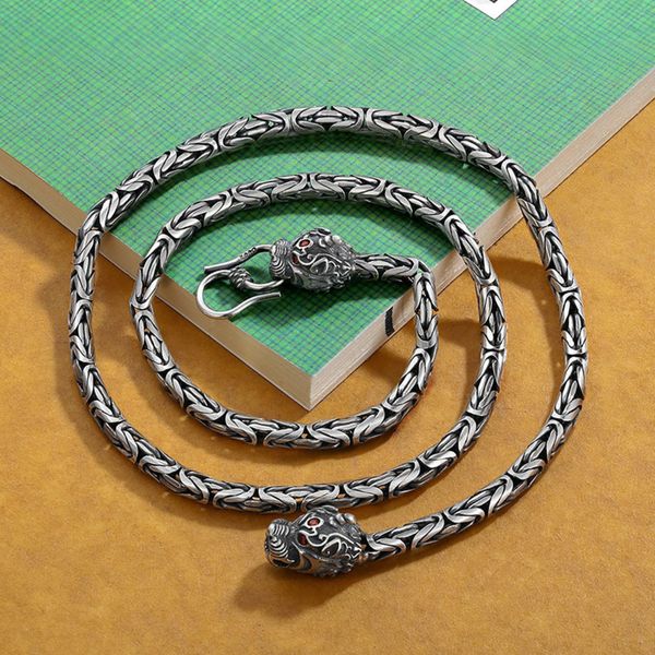 nieuwe ontwerp sfeer brave hoofd ketting heren master persoonlijkheid nationale tij dominante retro sieraden accessoires, Silver
nieuwe ontwerp sfeer brave hoofd ketting heren master persoonlijkheid nationale tij dominante retro sieraden accessoires, Silver