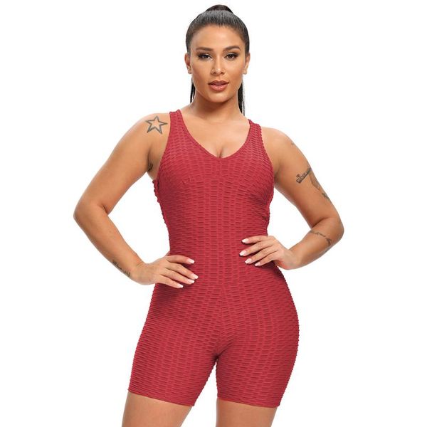 anti cellulite rompers scrunch booty one-piece set jumpsuit leggings sport women fitness bulift workout wear criss cross back, White;red 
anti cellulite rompers scrunch booty one-piece set jumpsuit leggings sport women fitness bulift workout wear criss cross back, White;red