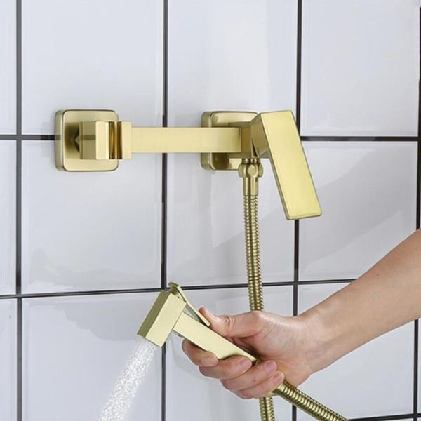 bidet faucet set brush gold wall mounted bathroom bidet faucet high pressure toilet gun brass and cold
bidet faucet set brush gold wall mounted bathroom bidet faucet high pressure toilet gun brass and cold