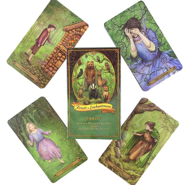 forest of enchantment tarot deck leisure party table game fortune-telling prophecy oracles cards with guide book
forest of enchantment tarot deck leisure party table game fortune-telling prophecy oracles cards with guide book